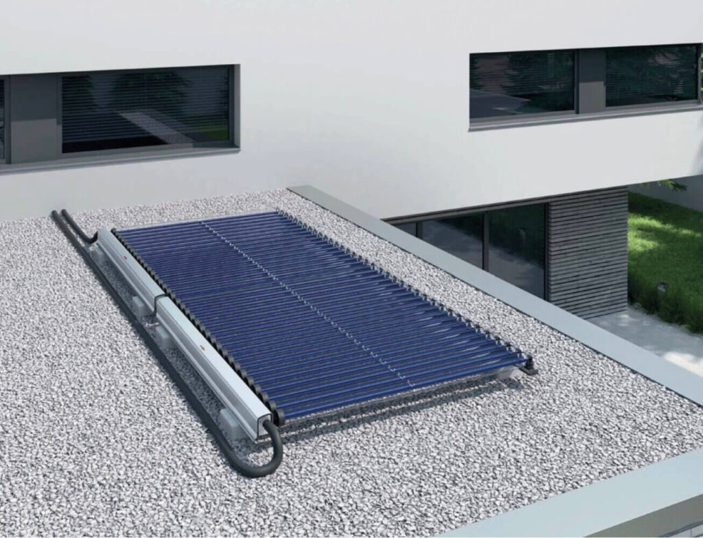 Moderne Solaranlage