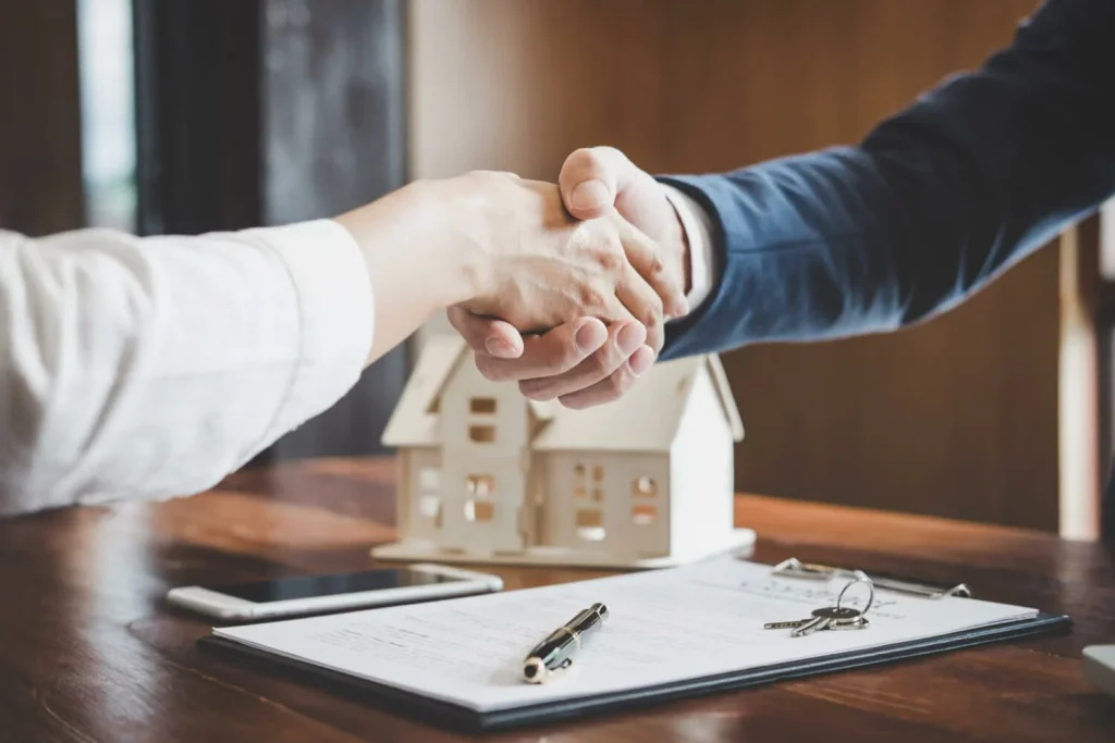Home 5 Vertragsvereinbarung mit Handschütteln